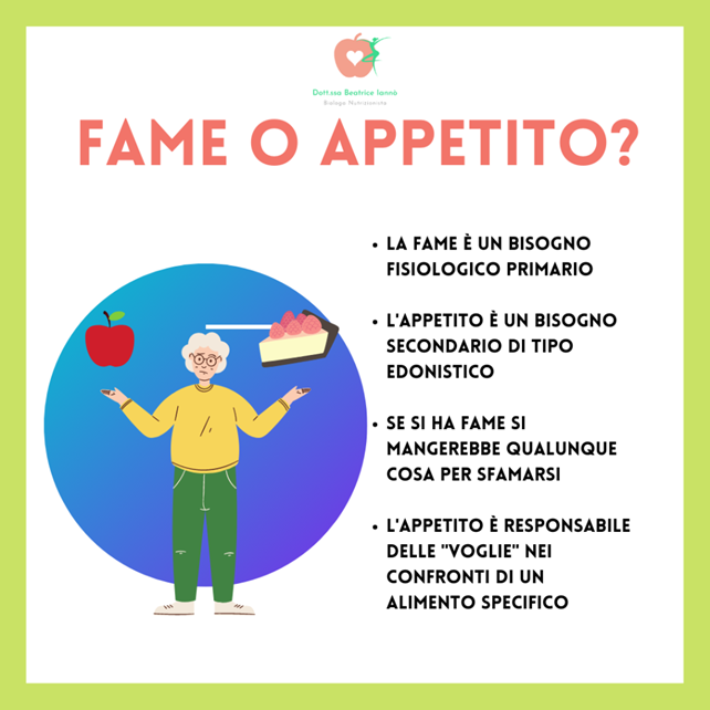 Fame o appetito? Scopriamo le differenze!